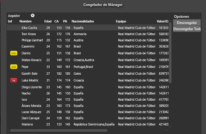 Freeze manager bug
